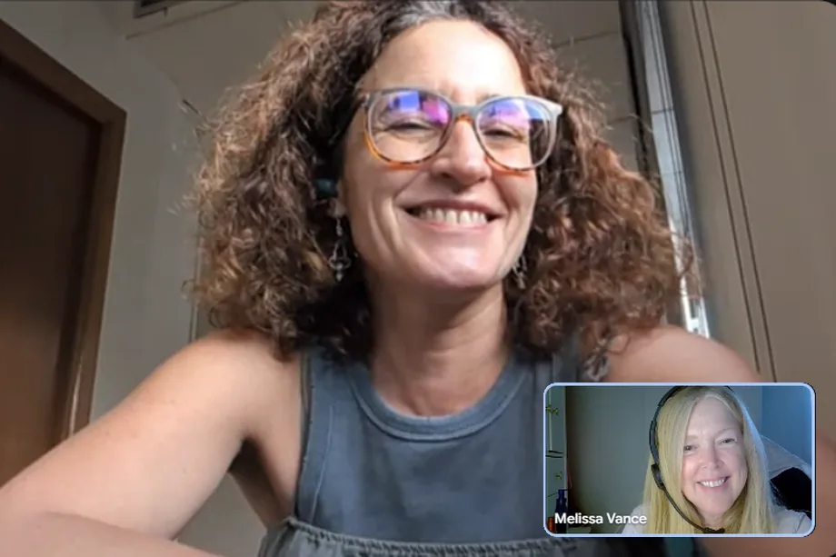 Clase de inglés online en directo por Google Meet con Melissa Vance