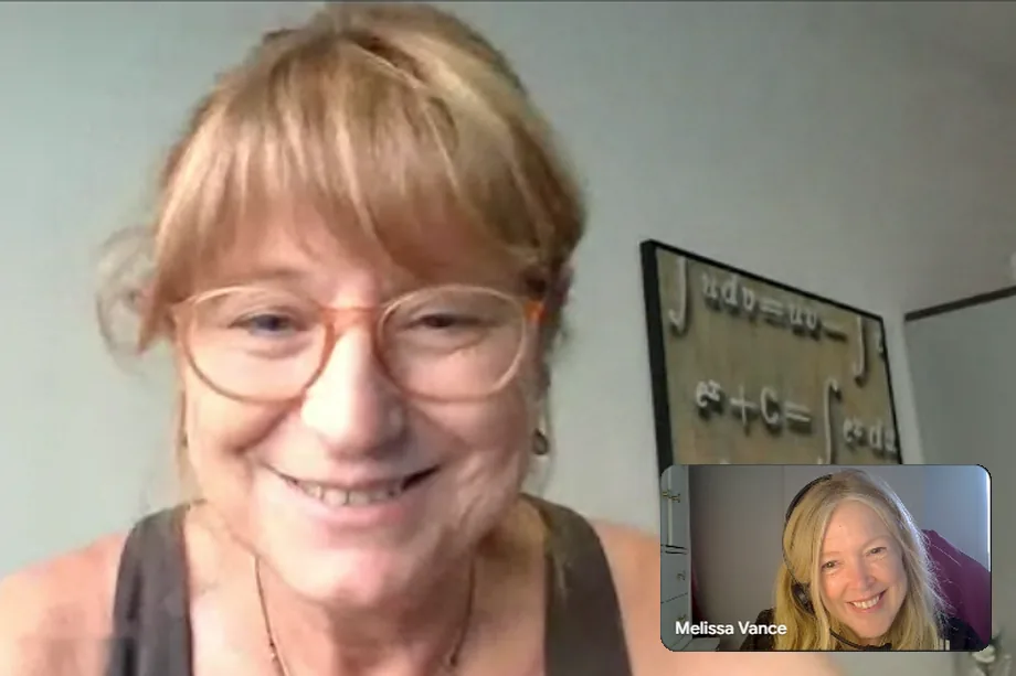 Clase de inglés online en directo por Google Meet con Melissa Vance